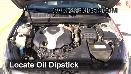 2011 Kia Optima SX 2.0L 4 Cyl. Turbo Oil Check Oil Level
